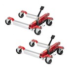 2PCS Red Hydraulic Wheel Dolly, 1500lbs, Move Auto Vehicle Tire Lift Jack Red