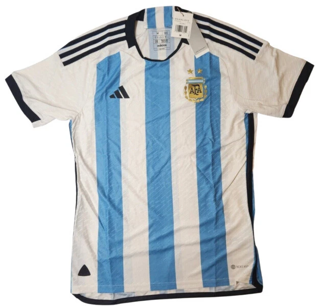 adidas Argentina World Cup Men's Jersey, Large - Blue/White