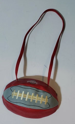 Ohio State University Buckeyes Football Handbag/Purse - Leather Cover