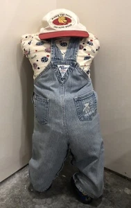 Vintage Time Out Doll 32" Hide N Seek OshKosh Overall 90er Sneaker Pooh Hut - Bild 1 von 7