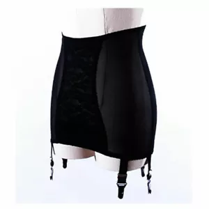 USA High Waist Open Bottom Lace Designer Floral Retro Sexy Suspender Belt - Picture 1 of 14