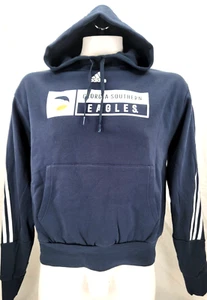 GSU Georgia Southern Eagles Adidas Pullover Navy Hoodie Hooded Sweatshirt Mens L - Picture 1 of 8