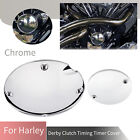 Chrome CNC Derby Timing Timer Cover For Harley Sportster 1200 883 Hugger XLH883