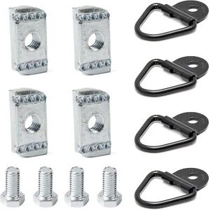US 4xTruck Bed Rail Mounting Cleats Utili Track Kit Fits Nissan Frontier Titan - Bild 1 von 7