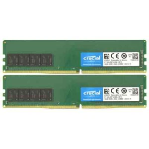 Crucial Kit 32GB (2x 16GB) 2666MHz DDR4 UDIMM 1Rx8 Desktop Memory CT16G4DFS8266 - Picture 1 of 1