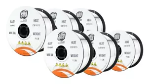 ER4043 - MIG Aluminum Welding Wire - 1 Lb x 0.045" (6 SPOOLS) - Foto 1 di 6