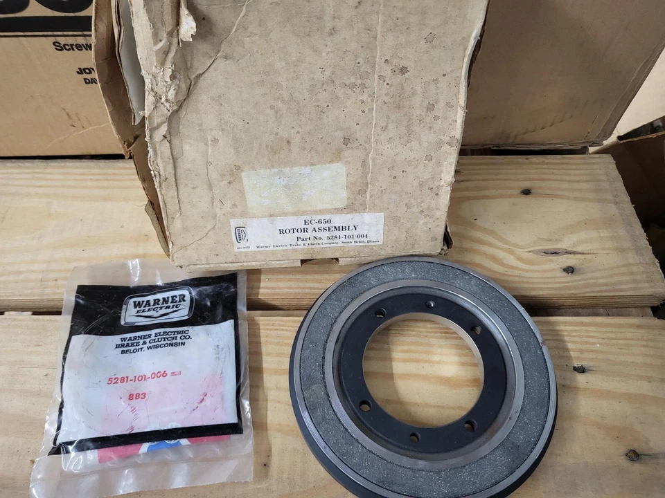 Accesorio de rotor de freno de embrague eléctrico Warner EC-650 5281-101-004 - Imagen 1 de 1