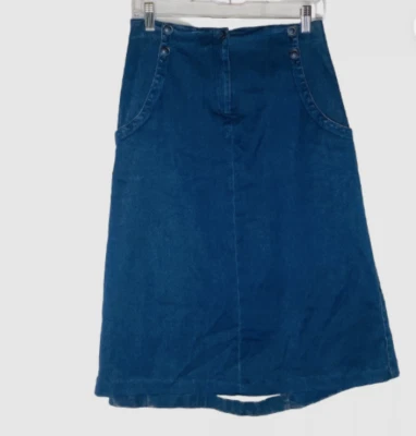 Lilith Blue A Line Denim Skirt W/ Pockets 27” - Image 1 of 4