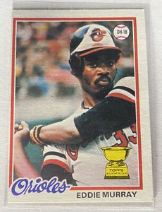 Eddie Murray 1978 Topps Gold Cup Rookie Card #36 RC HOF Hall of Fame