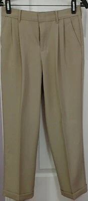 Pantalones de vestir caqui para niños talla 12 Foto 1 de 4