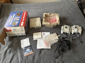 Dreamcast Console with 2 Controllers and Original Cables