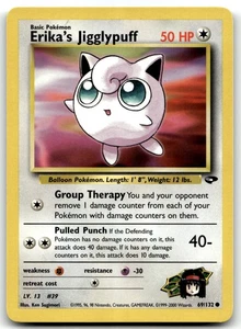 Erika's Jigglypuff 069/132 Gym Challenge Common Unlimited Pokemon TCG LP - Picture 1 of 2
