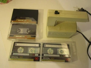 2X Maxell MX 60 Cassette Tapes METAL Japan Exc + 2 DENON HD7 BULK ERASED ZZ28 - Bild 1 von 1