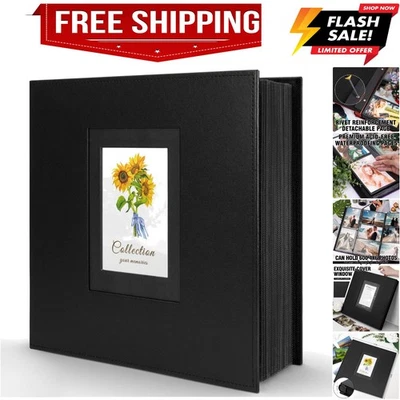 4x6 600 Photos, Leather Cover Extra Large Capacity Holds 600 Horizontal and V... - Image 1 of 4