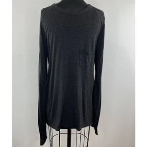 T Alexander Wang graues Langarm Rundhals Damen Top Größe M Medium - Bild 1 von 7