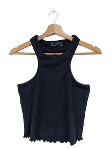 ASOS Top recortado Mujeres Top Talla EU 38 negro look casual - Imagen 1 de 5