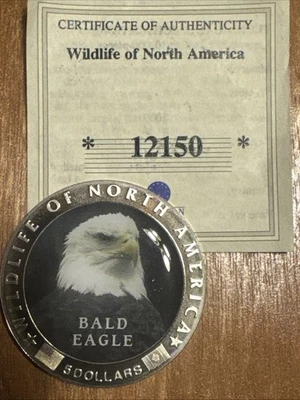 North American Wildlife 5 Dollar Commemorative Coin In Capsule - Image 1 of 3