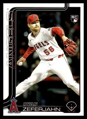 2025 Topps Update US324 Ryan Zeferjahn, Angels RC - Image 1 of 2