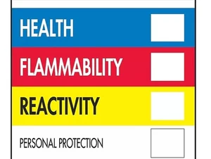 uline s-3533 HMIL Label - 2 x 2"- stiker - Picture 1 of 4