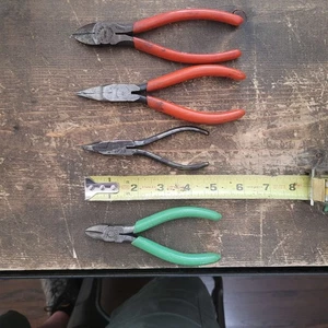 Rare Vintage Pliers Cutters LOT Excelite Red Devil Crescent 152mm Mustang MD6C Tools - Bild 1 von 18