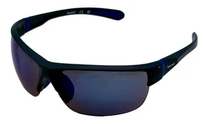 Timberland Matte Blue Mens Plastic Rimless Rectangle Sunglass, TB7170 91X - Picture 1 of 12