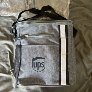 UPS grey Insulated cooler lunch bag tote  United Parcel Service - Picture 1 of 8