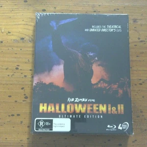 Rob Zombie Halloween I & II Ultimate Edition  Blu-Ray Horror - Foto 1 di 2