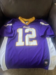 Youth Size L Minnesota Vikings Percy Harvin #12 Jersey Shirt - Picture 1 of 3