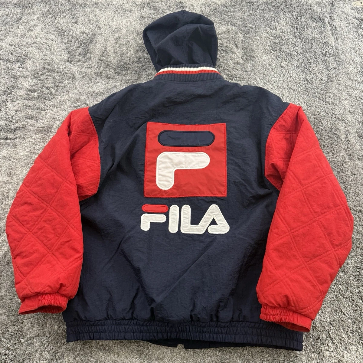 カズちん FILA ジップアップジャケット レッド/アイボリー カズちん様