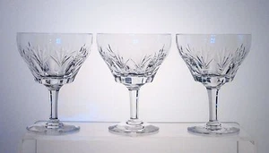 Cardinal Stuart Crystal Low Champagne Sherbets 4 1/2" Set of 3 - Picture 1 of 3