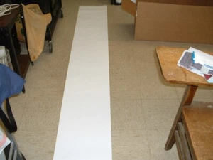 15 Zoll x 8 Fuß Weiß Vinyl Klebefolie High-Tac Vinyl zum Basteln  - Bild 1 von 1