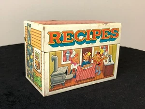 Vintage Kellogg Snap Crackle Pop Dose Rezepte Box, 5 x 3 x 3-3/4 - Bild 1 von 12