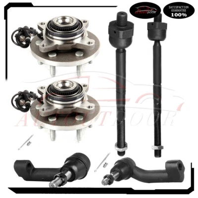 For 2011-14 Ford Expedition 6x Front Inner Outer Wheel Bearning Hub Tie Rod End - Image 1 of 4