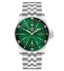 LUMINOX Herren-Taucheruhr Sport Timer Stahl/Grün XS.0917 - Picture 1 of 2