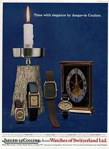 1972 Jaeger Le Coultre Watch 7751 7548 7531 Original Rare Color Ad - Picture 1 of 1