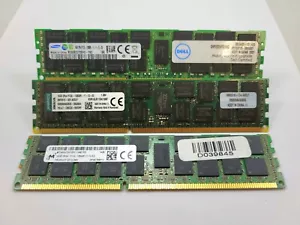 LOT 8 MAJOR BRANDS 16GB 2Rx4 DDR3 PC3L-12800 1600MHZ 1.35V ECC SERVER MEMORY RAM - Picture 1 of 1