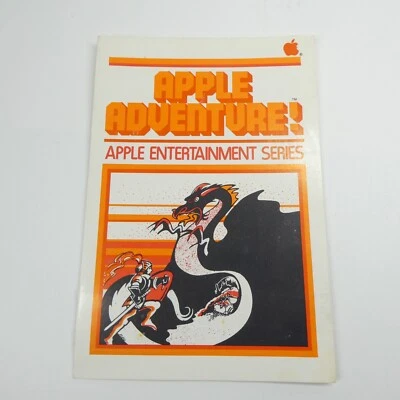 Apple Adventure! Instruction Card User Manual Vintage Apple Entertainment Series - Image 1 of 2