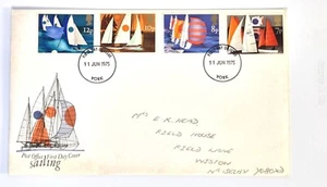 Great Britain 1975 Sailing First Day Cover Issue Stamps - Sold as Seen - Picture 1 of 2
