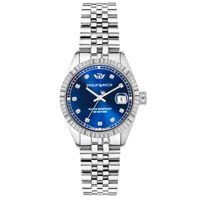Orologio Donna Philip Watch Caribe Diamonds Blu 31 mm R8253597602 NUOVO E ORI... - Immagine 1 di 4