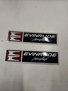 Evinrude Johnson OMC 381-370 Decals, Emblem Only (2 For$16) NOS OEM OMC18 - Bild 1 von 2