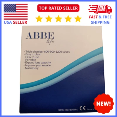 Abbe Life Breathing Exerciser – Build Lung Strength & Improve Endurance - Image 1 of 3