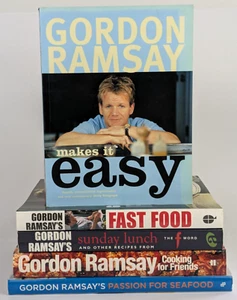 Gordon Ramsay x 5 Cooking For Friends Sunday Lunch Fast Food Seafood Makes It.. - Picture 1 of 19