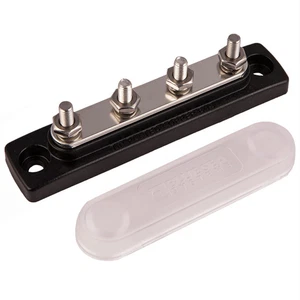 K4 Common BusBar 100 Amp, 300 Max Volt AC, 48 Max Volt DC, 10/32 Terminal Studs - Picture 1 of 2