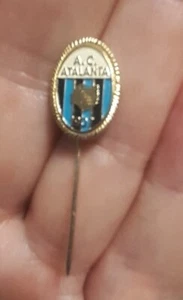 VECCHIA SPILLA DISTINTIVO Badge Pin CALCIO ATALANTA ITALIA FOOTBALL ITALY - Picture 1 of 2