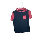 Swiss Cross Black & Red T-Shirt Boys Size Large (14/16)