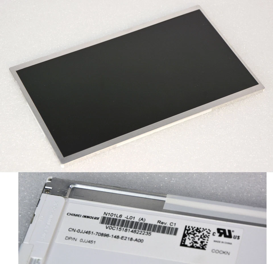 10.1" 25.8cm Matrix LED VGA Display Chimei N101L06-L01 Dell 0D035T 1024x600 - Image 1 of 1