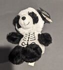 Nwt Dan Dee Collector's Choice 7" Plush Panda Bear W/ Skeleton Bones Halloween
