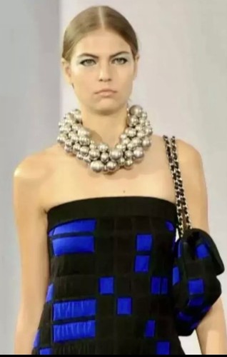 Mini Abito Chanel Motivo Geometrico Taglia 34