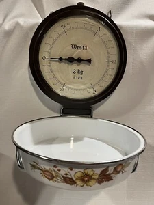 Appendiabiti da parete vintage scala Westa peso cucina romantico 3 kg Germania occidentale MCM - Foto 1 di 14