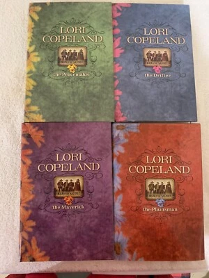 Lori Copeland Men of the Saddle Lot of 4 HCDJ 2004 Western Romance Christian Foto 1 de 4